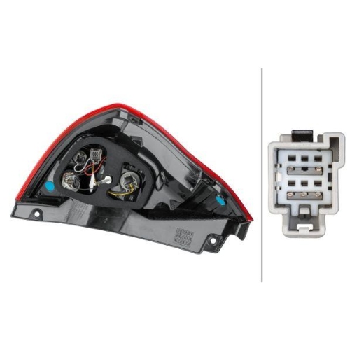Heckleuchte Hella 2SD 354 850-021 f&uuml;r Ford Rechts