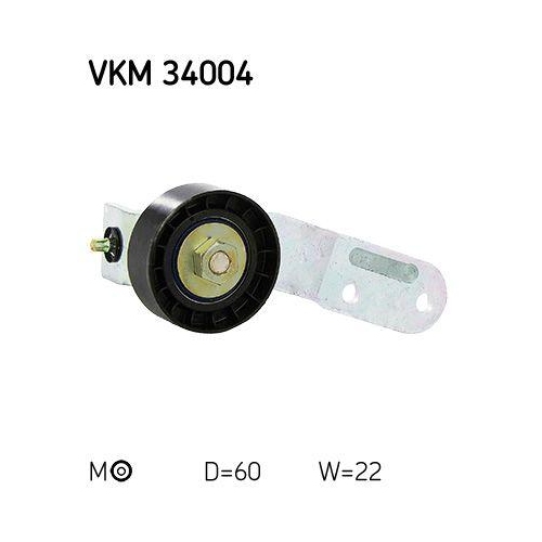 Riemenspanner Keilrippenriemen Skf VKM 34004 f&uuml;r Ford Mitte Links Oben