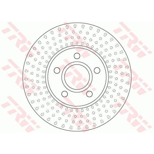 Bremsscheibe Trw DF6536 f&uuml;r Volvo Vorderachse