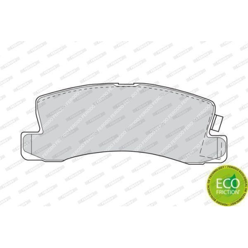 Brake Pad Set Disc Brake Ferodo FDB478 Premier Eco Friction for Toyota Lexus
