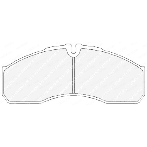 Bremsbelagsatz Scheibenbremse Ferodo FVR1390 Premier f&uuml;r Iveco Hinterachse