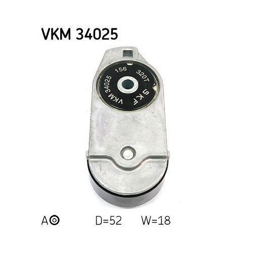 Belt Tensioner V Ribbed Belt Skf VKM 34025 for Ford Jaguar