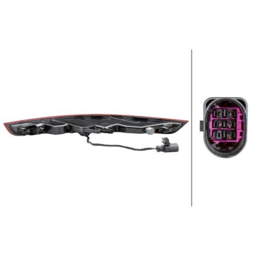 Heckleuchte Hella 2NR 011 501-111 für Porsche Links Unten