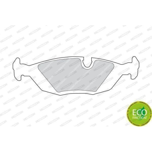Bremsbelagsatz Scheibenbremse Ferodo FDB562 Premier Eco Friction f&uuml;r Saab Volvo