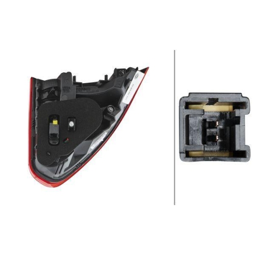 Heckleuchte Hella 2SA 354 846-021 f&uuml;r Peugeot Rechts