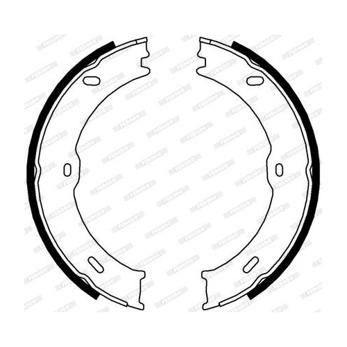 Bremsbackensatz Feststellbremse Ferodo FSB4001 Premier f&uuml;r Audi Mercedes Benz VW