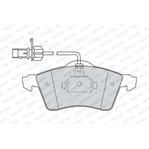 Bremsbelagsatz Scheibenbremse Ferodo FVR1518 Premier Eco Friction f&uuml;r VW