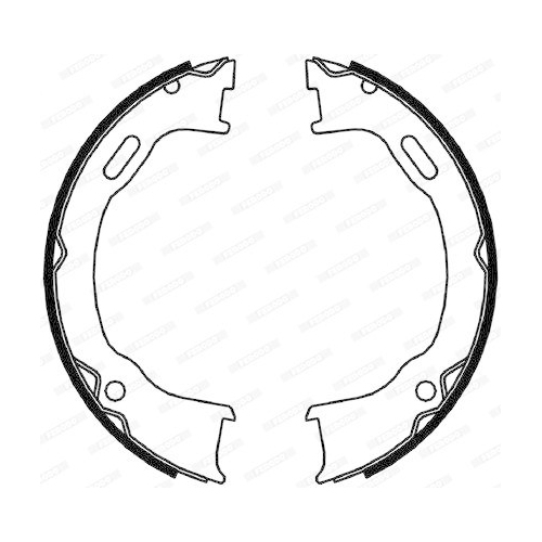 Bremsbackensatz Feststellbremse Ferodo FSB4061 Premier f&uuml;r Chrysler Jeep