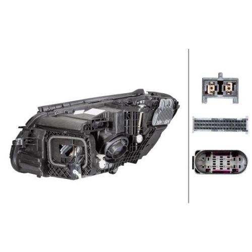 Hauptscheinwerfer Hella 1EX 013 063-521 f&uuml;r Mercedes Benz Mercedes Benz Rechts