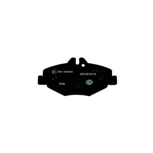 Bremsbelagsatz Scheibenbremse Hella 8DB 355 018-731 f&uuml;r Mercedes Benz Evobus Amc