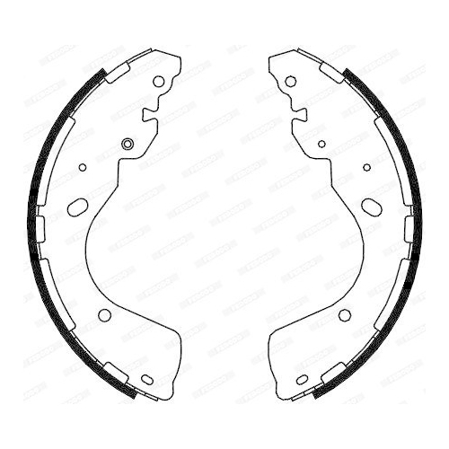 Bremsbackensatz Ferodo FSB4108 Premier f&uuml;r Ford Mitsubishi Nissan Renault