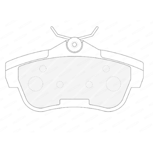 Bremsbelagsatz Scheibenbremse Ferodo FVR1772 Premier Eco Friction f&uuml;r Citro&euml;n