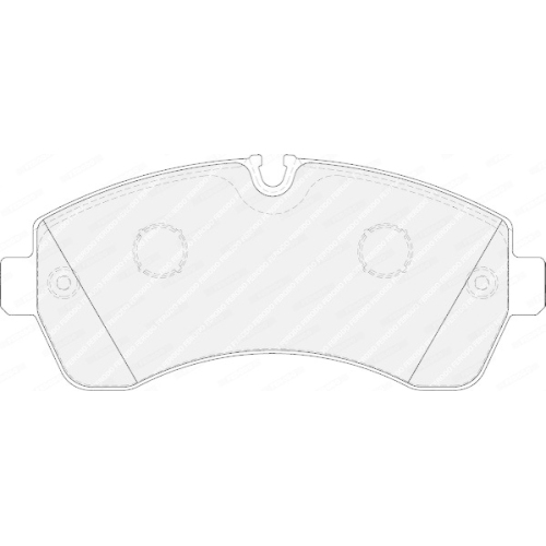 Bremsbelagsatz Scheibenbremse Ferodo FVR1777 Premier Eco Friction f&uuml;r VW