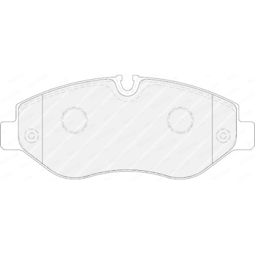 Bremsbelagsatz Scheibenbremse Ferodo FVR1778 Premier Eco Friction f&uuml;r VW