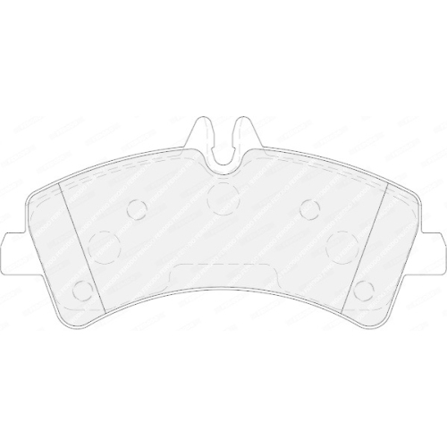 Bremsbelagsatz Scheibenbremse Ferodo FVR1779 Premier Eco Friction f&uuml;r VW