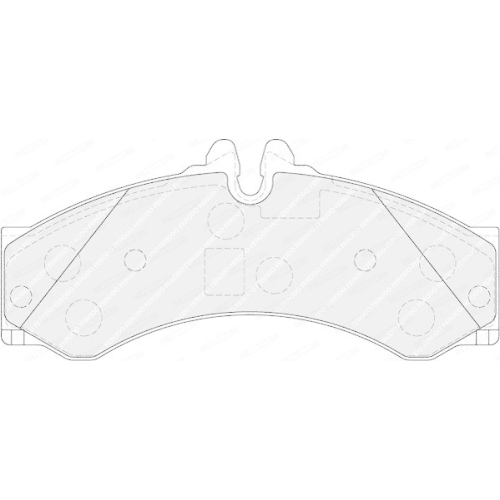 Bremsbelagsatz Scheibenbremse Ferodo FVR1879 Premier Eco Friction f&uuml;r Multicar