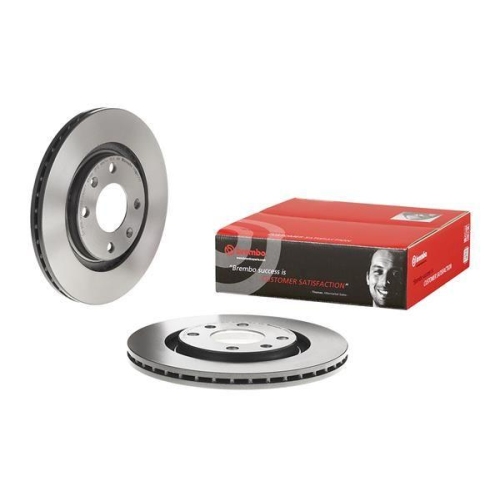 Bremsscheibe Brembo 09.4987.21 Prime Line - Uv Coated f&uuml;r Citro&euml;n Peugeot