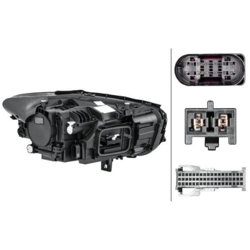Hauptscheinwerfer Hella 1EX 014 993-551 f&uuml;r Mercedes Benz Mercedes Benz Links