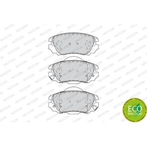 Bremsbelagsatz Scheibenbremse Ferodo FDB4207 Premier Eco Friction f&uuml;r Opel Saab