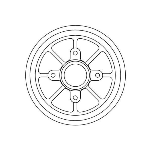 Bremstrommel Trw DB4310 für Citroën Peugeot Hinterachse