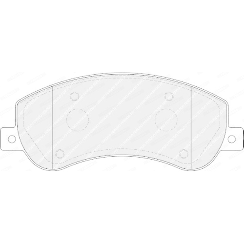 Bremsbelagsatz Scheibenbremse Ferodo FVR1928 Premier Eco Friction f&uuml;r Ford VW