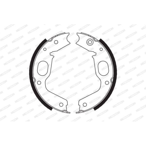 Bremsbackensatz Feststellbremse Ferodo FSB663 Premier für Mitsubishi Hinterachse
