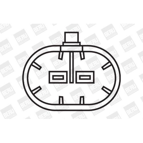 Z&uuml;ndspule Borgwarner (beru) ZS283 f&uuml;r Alfa Romeo Fiat Lancia