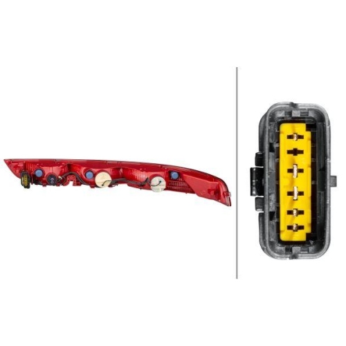 Heckleuchte Hella 2VA 013 124-111 f&uuml;r Citro&euml;n DS Links