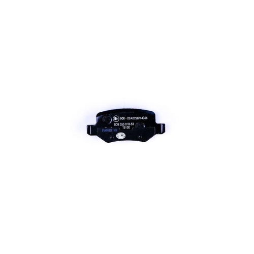 Bremsbelagsatz Scheibenbremse Hella 8DB 355 018-531 f&uuml;r Mercedes Benz Evobus Amc