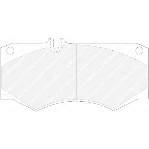 Bremsbelagsatz Scheibenbremse Ferodo FVR239 Premier für Mercedes Benz Puch
