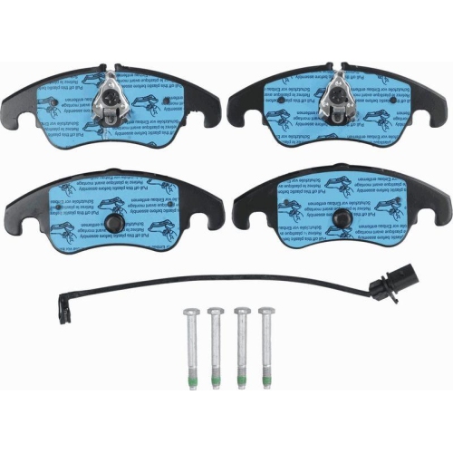 Bremsbelagsatz Scheibenbremse Trw GDB1768 Cotec f&uuml;r VW Audi (faw) Vorderachse