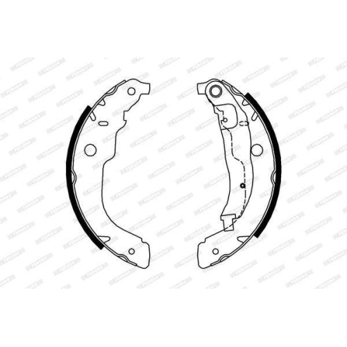 Bremsbackensatz Ferodo FSB694 Premier f&uuml;r Citro&euml;n Peugeot Citro&euml;n (df Psa) DS