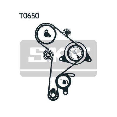 Zahnriemensatz Skf VKMA 01019 f&uuml;r Audi Ford Seat Skoda VW