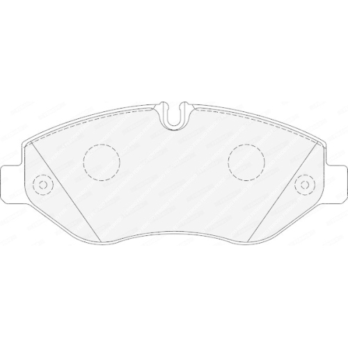 Bremsbelagsatz Scheibenbremse Ferodo FVR4036 Premier Eco Friction f&uuml;r Iveco