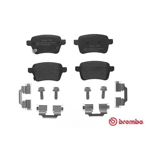 Bremsbelagsatz Scheibenbremse Brembo P59086 Prime Line für Opel Vauxhall
