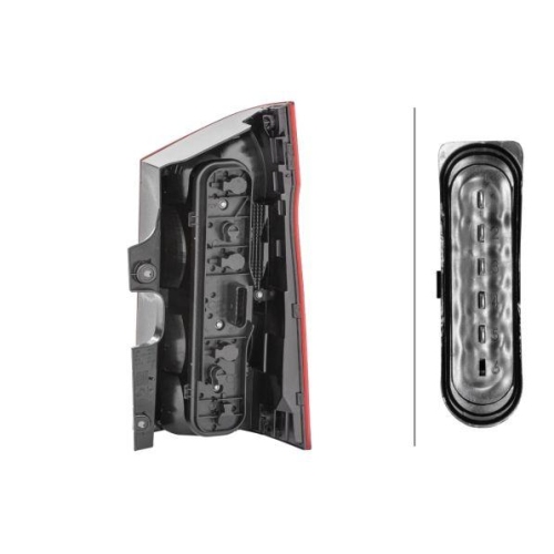 Tail Light Assembly Hella 2SK 011 581-241 for Mercedes Benz Mercedes Benz
