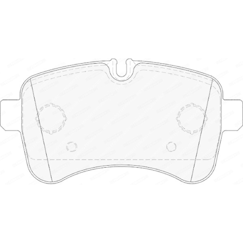 Bremsbelagsatz Scheibenbremse Ferodo FVR4037 Premier Eco Friction f&uuml;r Iveco