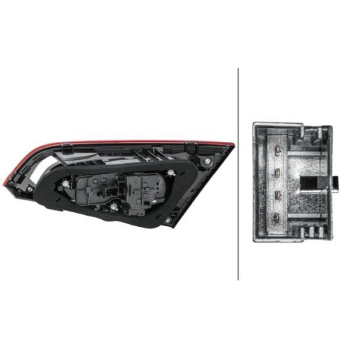 Heckleuchte Hella 2TZ 012 839-051 f&uuml;r Audi Links