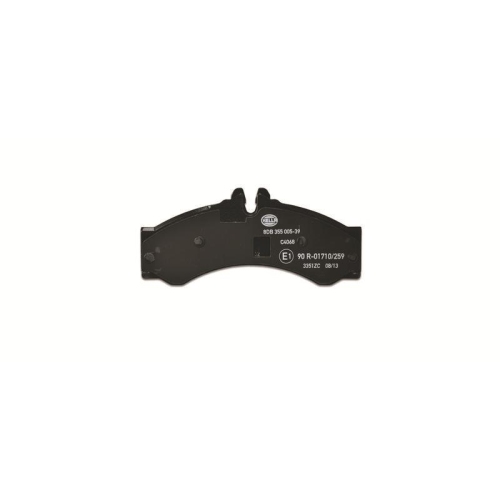 Bremsbelagsatz Scheibenbremse Hella 8DB 355 005-391 f&uuml;r Audi Mercedes Benz Seat