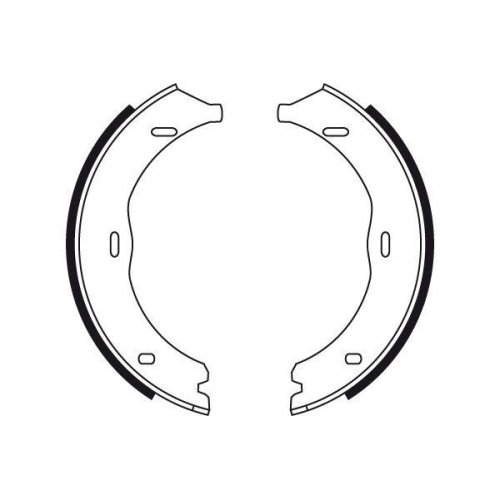 Bremsbackensatz Feststellbremse Trw GS8741 f&uuml;r Mercedes Benz Mercedes Benz