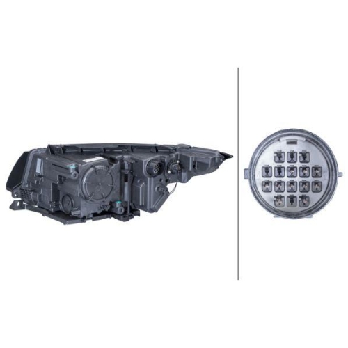 Hauptscheinwerfer Hella 1EE 354 835-021 für Land Rover Rechts