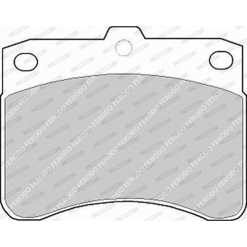 Bremsbelagsatz Scheibenbremse Ferodo FVR549 Premier Eco Friction f&uuml;r Daihatsu