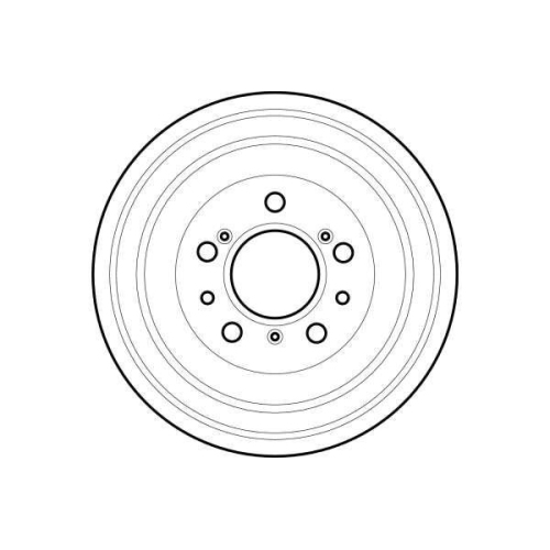 Bremstrommel Trw DB4023 für Alfa Romeo Citroën Fiat Peugeot Hinterachse