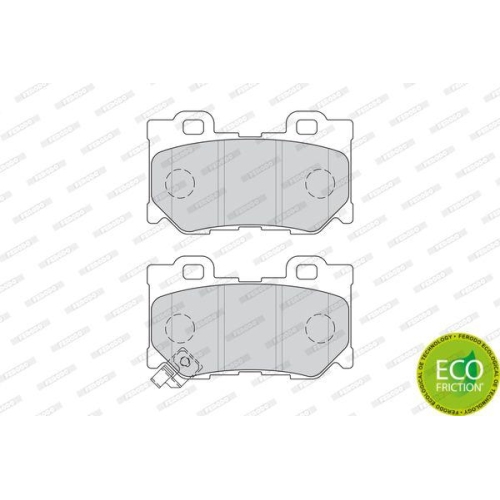 Bremsbelagsatz Scheibenbremse Ferodo FDB4312 Premier Eco Friction f&uuml;r Nissan