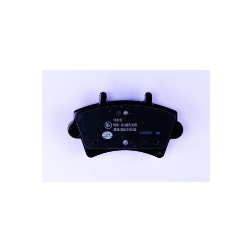Bremsbelagsatz Scheibenbremse Hella 8DB 355 010-021 für Nissan Opel Renault