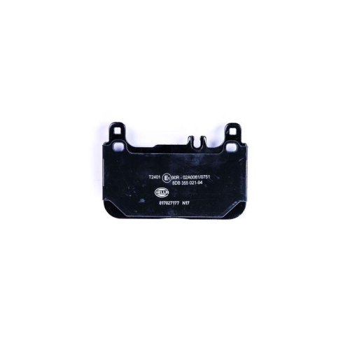 Bremsbelagsatz Scheibenbremse Hella 8DB 355 021-941 f&uuml;r Mercedes Benz