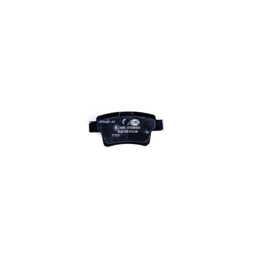 Bremsbelagsatz Scheibenbremse Hella 8DB 355 013-361 f&uuml;r Citro&euml;n Hinterachse