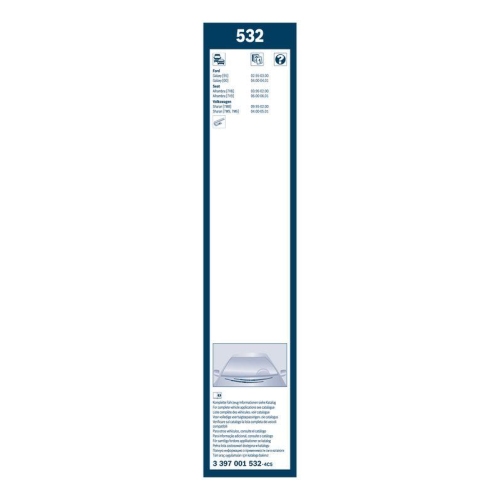 Wiper Blade Bosch 3397001532 Twin for