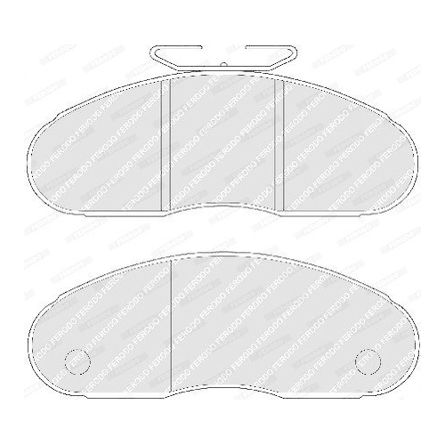 Bremsbelagsatz Scheibenbremse Ferodo FVR791 Premier f&uuml;r Renault Renault Trucks