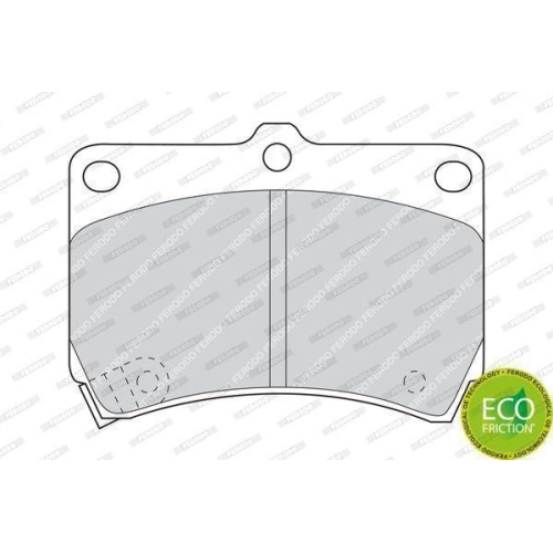 Bremsbelagsatz Scheibenbremse Ferodo FDB715 Premier Eco Friction f&uuml;r Mazda Kia